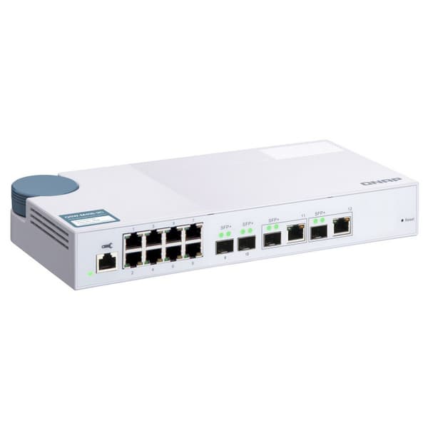 Qnap Qsw-m408-2c 8 Port 1gbps 2 Port 1 Valkoinen