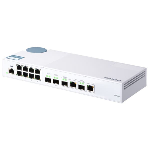 Qnap Qsw-m408-2c 8 Port 1gbps 2 Port 1 Valkoinen Valkoinen