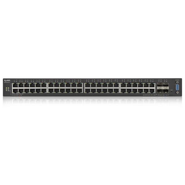 Zyxel Lykkedes Gbe L2 48 Havn 4x10g Sort