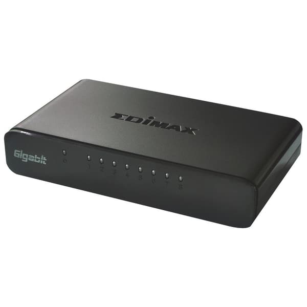 Edimax Hub Switch 8 Ports Es-5800g V3 Musta Svart
