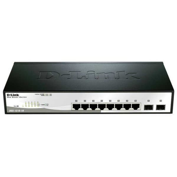 D-link Vaihtaa Dgs-1210-10/e Hopeinen musta, Harmaa
