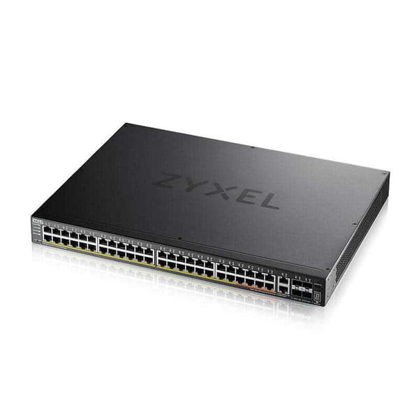 Zyxel Växla Switch 600w Poe 48x1g 4x10g Sfp+ Svart