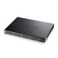Miniatyrbild 3 av 4: Zyxel Växla Switch 600w Poe 48x1g 4x10g Sfp+ Svart