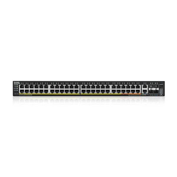 Zyxel Växla Switch 600w Poe 48x1g 4x10g Sfp+ Svart