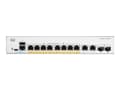 Miniatyrbild 3 av 5: Cisco Catalyst 1200-8FP-2G - Switch - L3 - smart - 8 x 10/100/1000 (PoE+) + 2 x combo Gigabit SFP/RJ-45 - rackmonterbar - PoE+ (120 W)