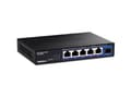 Miniatyrbild 2 av 5: TRENDnet TEG-S5061 - Version v1.0R - switch - ohanterad - 5 x 1/2.5G x 1 Gigabit / 10 Gigabit SFP+ - väggmonterbar - TAA-kompatibel