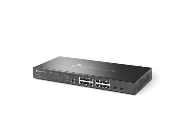 TP-Link Omada SG3218XP-M2, hanterad, L2+, 2.5G Ethernet (100/1000/2500), Strömförsörjning via Ethernet (PoE) stöd, Rackmontering, 1U