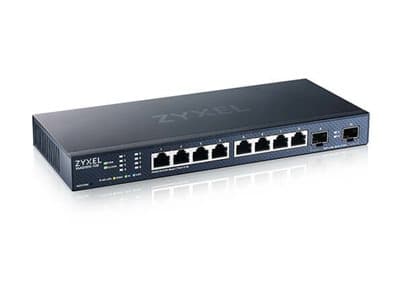 Zyxel XMG1915 Series XMG1915-10E - Switch - administrert, NebulaFLEX-sky - L3 Lite - smart - 8 x 100/1000/2.5G + 2 x Gigabit SFP / 10 Gigabit SFP+ -