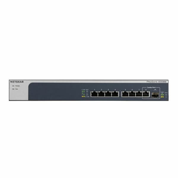 Switch Netgear XS508M-100EUS Grå, Sølv