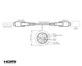 Miniatyrbild 3 av 3: True 4K HDMI ActOpticalCbl (60m) Plug.interface (Type A & D)