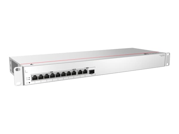 Huawei eKitEngine S380-H8T3ST - Switch - Styrt - 8 x 10/100/1000 - rackmonterbar Grå