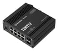 Miniatyrbilde 3 av 5: Teltonika TSW212 - Switch - Styrt - 8 x 10/100/1000 + 2 x SFP - DIN-skinnemonterbar, overflatemonterbar