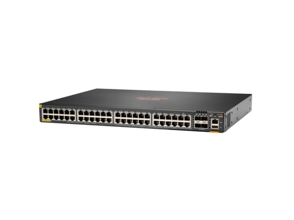 HPE Aruba Networking CX 6200F 48G Class4 PoE 4SFP+ 740W Switch - Switch - max. staplingsavstånd 10 kms - L3 - Administrerad - 48 x 10/100/1000 (PoE+)