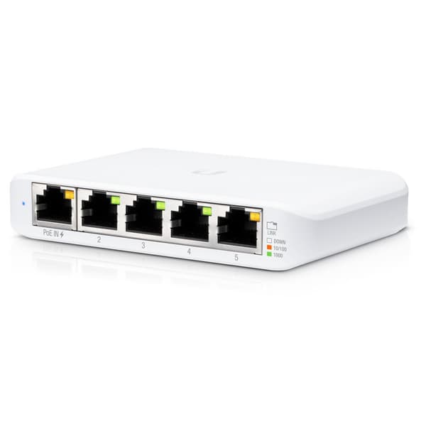 Ubiquiti Switch Gigabit 5 Port Valkoinen Valkoinen
