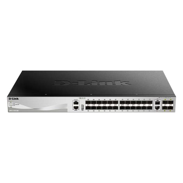 D-link Port Switch Dgs-3130-30s/e 30 Silver Grå