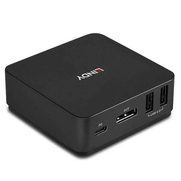 Lindy Växla Kvm 4k60 Svart