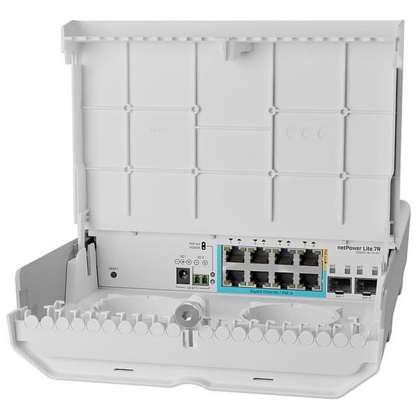 Mikrotik Hub Switch 8 Ports Neptower Lite Valkoinen