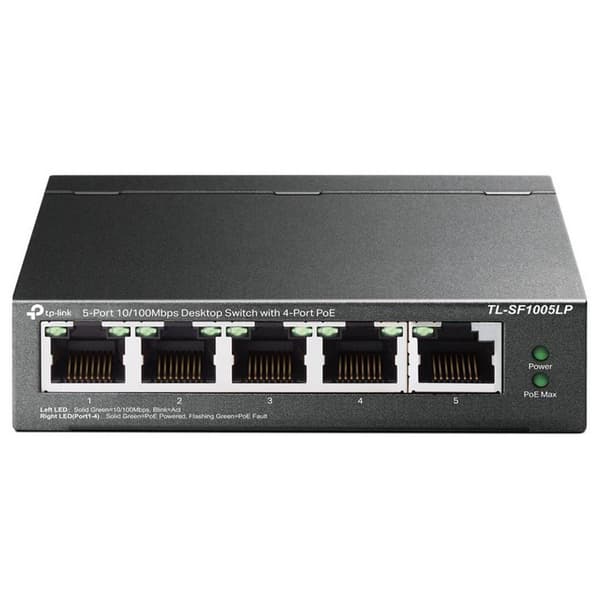 Tp-link Växla Tl-sf1005lp 5 Hamnar Svart Svart