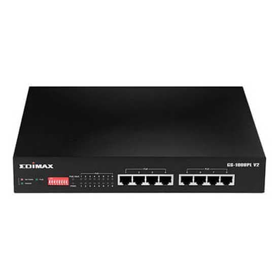 Edimax Kontakt Gs-1008pl V2 8 Havne Sort
