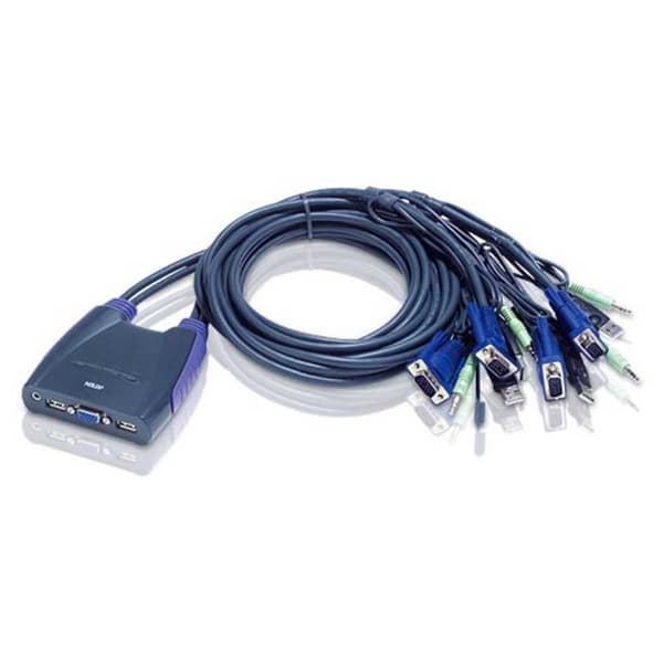 Aten Kvm Switch Cs64us-at Sort Blå