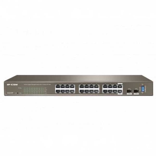 Ip-com Kontakt Teg5312f 8gep+2ge+2sfp Sort Brun