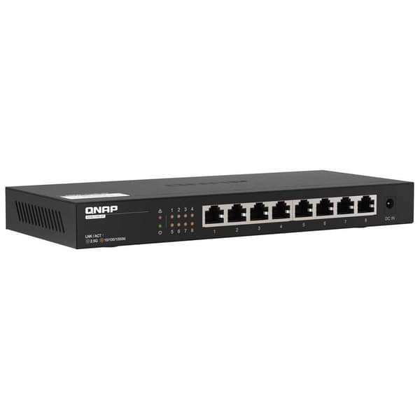 Qnap Porttien Kytkin Qsw-1108-8t 8 Musta
