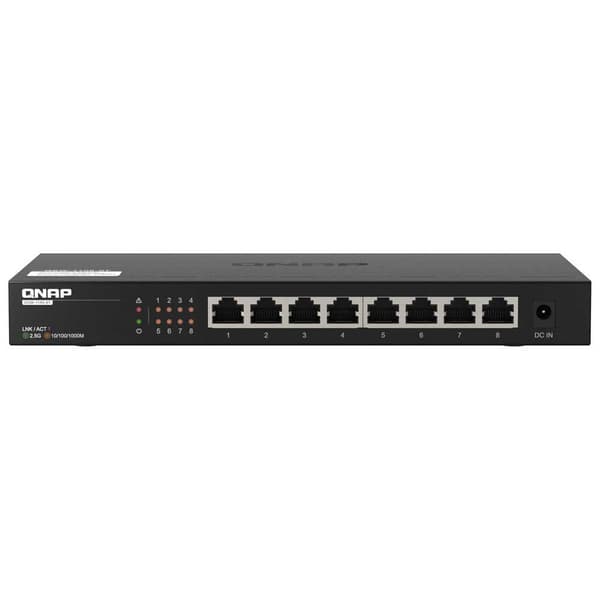 Qnap Porttien Kytkin Qsw-1108-8t 8 Musta