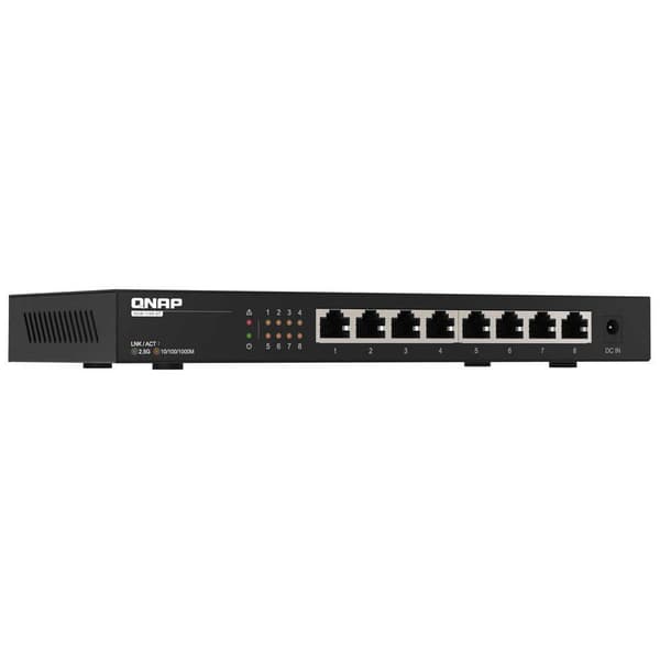 Qnap Porttien Kytkin Qsw-1108-8t 8 Musta