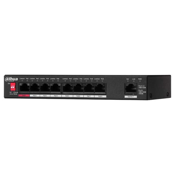 Dahua Vaihtaa Pfs3009-8et1gt-96 L2 100 Hopeinen