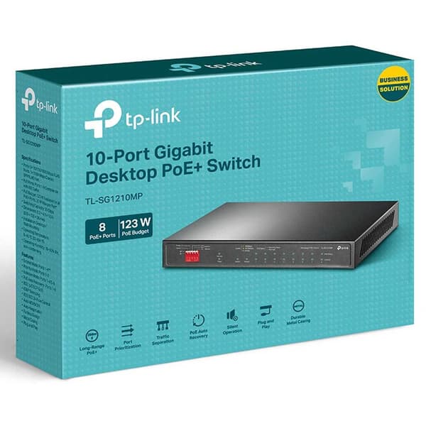 Tp-link Växla Tl-sg1210mp Svart