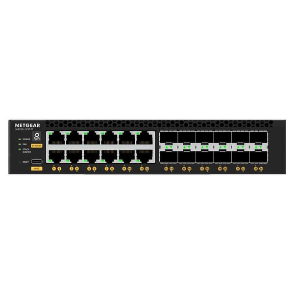 Netgear Port Switch M4350-12x12f 24 Sort
