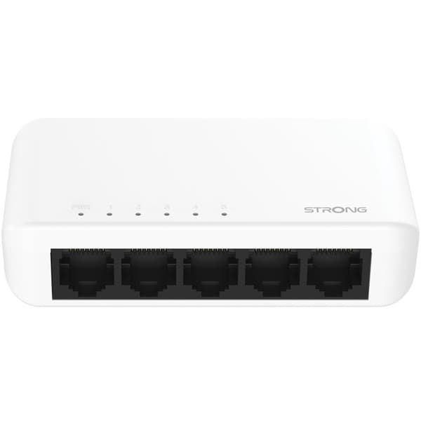 5-ports Gigabit switch Hvid