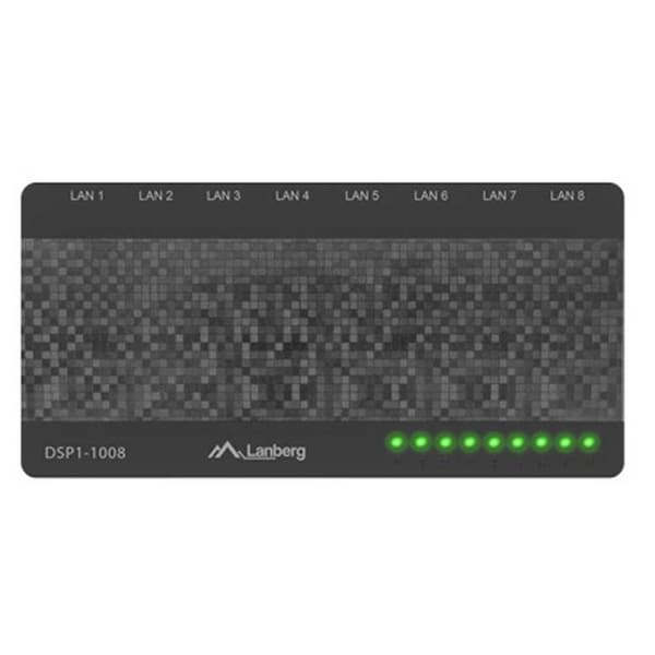 Lanberg Kontakt Dsp1-1008 Sort