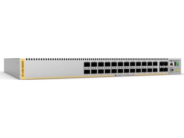 Allied Telesis AT x530-28GSX - Switch - L3 - Styrt - 24 x Gigabit SFP + 4 x 1 Gigabit / 10 Gigabit SFP+ - rackmonterbar