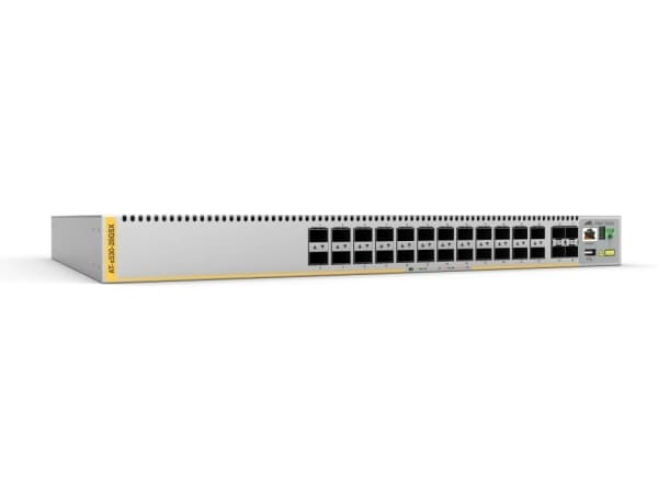 Allied Telesis AT x530-28GSX - Switch - L3 - Styrt - 24 x Gigabit SFP + 4 x 1 Gigabit / 10 Gigabit SFP+ - rackmonterbar