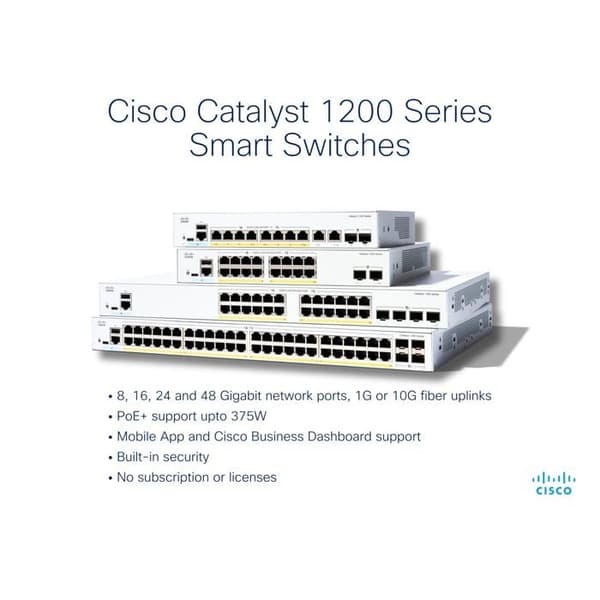 Cisco Catalyst 1200-8T-D - co