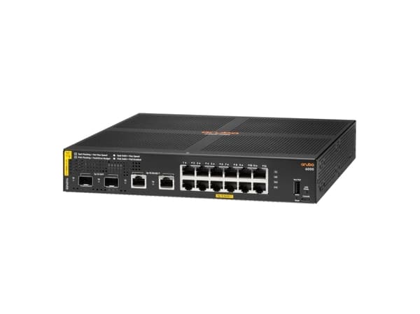 HPE Aruba 6000 12G Class4 PoE 2G/2SFP 139W Switch - Switch - Administreret - 12 x 10/100/1000 (PoE+) + 2 x Gigabit SFP + 2 x 1000Base-T - monterbar p