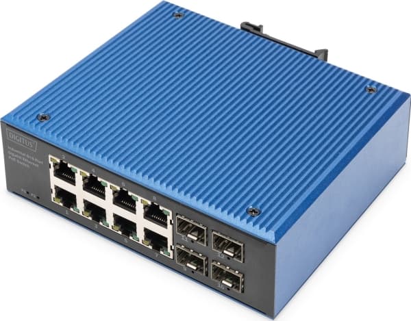 Digitus DN-651153, Hallitsematon, Gigabit Ethernet (10/100/1000), Täysin kaksipuolinen, Power over Ethernet -tuki