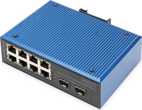 Digitus DN-651147, Ohanterad, Fast Ethernet (10/100), Full duplex, Strömförsörjning via Ethernet (PoE) stöd