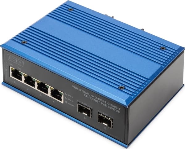 Digitus DN-651149, Ohanterad, Gigabit Ethernet (10/100/1000), Full duplex, Strömförsörjning via Ethernet (PoE) stöd