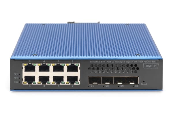 Digitus DN-651161, Håndtert, L2/L3, Gigabit Ethernet (10/100/1000), Full tosidig, Strøm over Ethernet (PoE)