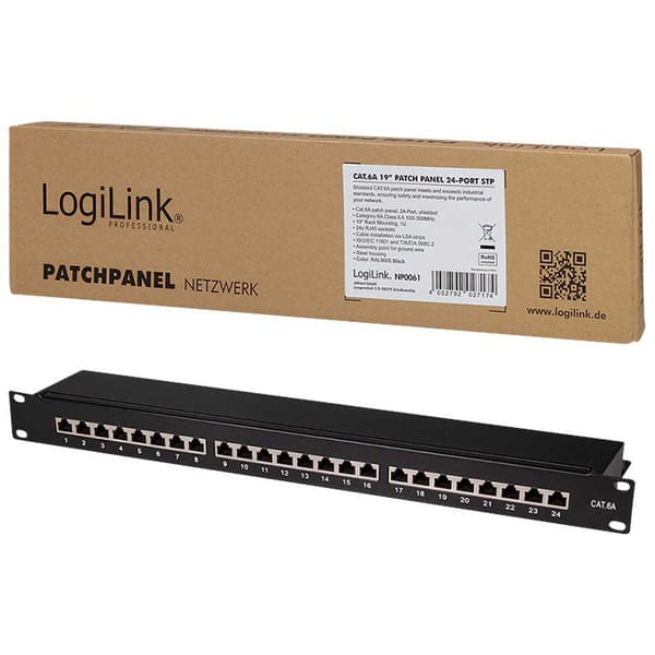 Logilink Poe Switch Np0061 24 Puertos Sort