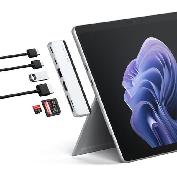 Satechi Dual USB-C Hub för Surface Pro 9