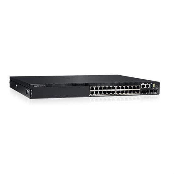 DELL N-Series N3224P-ON Managed L2 Gigabit Ethernet (10/100/1000) Power over Ethernet (PoE) 1U svart Svart