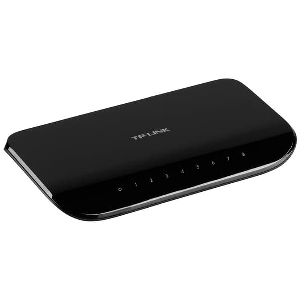 Tp-link Hub Switch 8 Port 10/100/1000 Tl-sg1008d Svart Svart