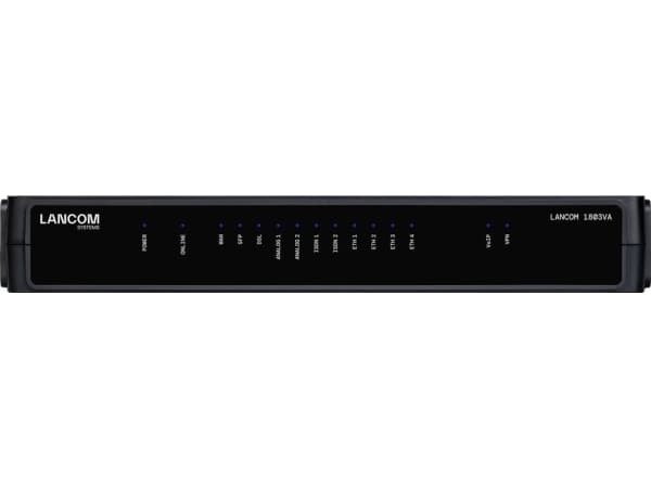 LANCOM 1803VA - Router - DSL-modem 4-ports-switch - 1GbE - - för LANCOM SFP-AON-1, SFP-GPON-1, SFP-LX-LC1, SFP-SX-LC1