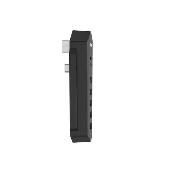 6IN1 USB HUB FÖR PLAYSTATION 5, 6 PORTAR (1X USB-C, 5X USB-A), SVART HA