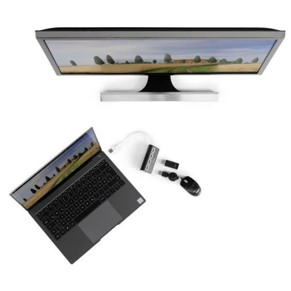 USB-hub - Hama - 4 portar - USB 2.0 - Svart - 4 extra portar
