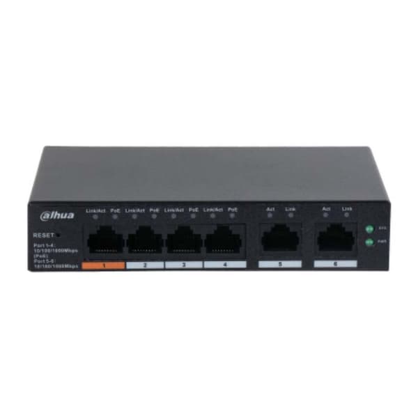 Dahua Port Poe Switch It Dh-cs4006-4gt-60 Gigabit 4