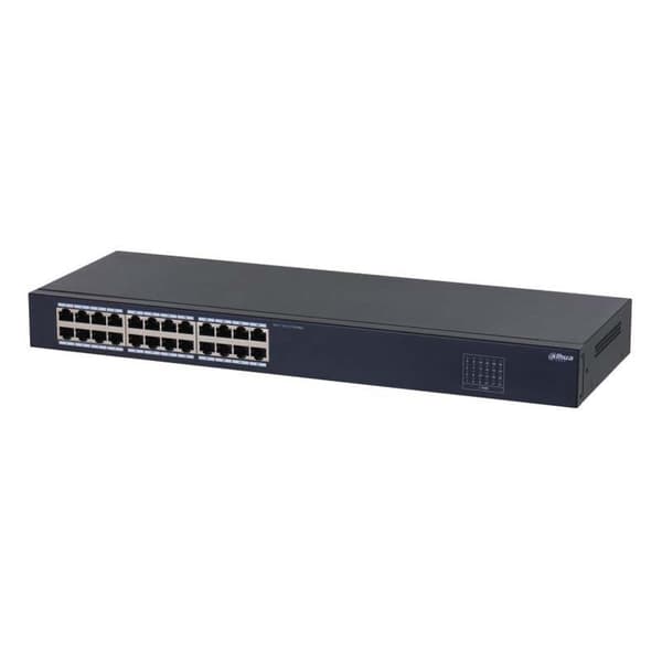 Dahua Port Uadministreret Ethernet-switch It Dh-sf1024 24 Sort